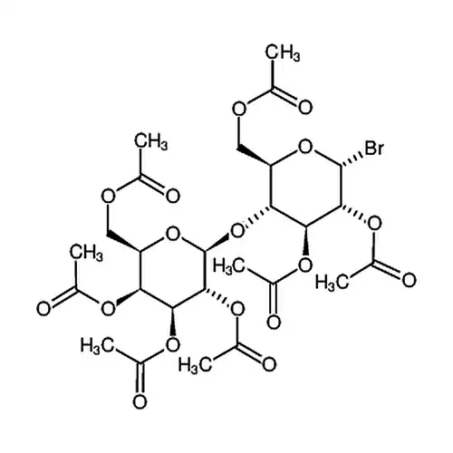 (2R,3S,4S,5R,6S)-2-(乙酰氧基甲基)-6-(((2R,3R,4S,5R,6R)-4,5-二乙酰氧基-2-(乙酰氧基甲基)-6-溴四氢-2H-吡喃-3-基)氧基)四氢-2H-吡喃-3,4,5-三基 三乙酸酯