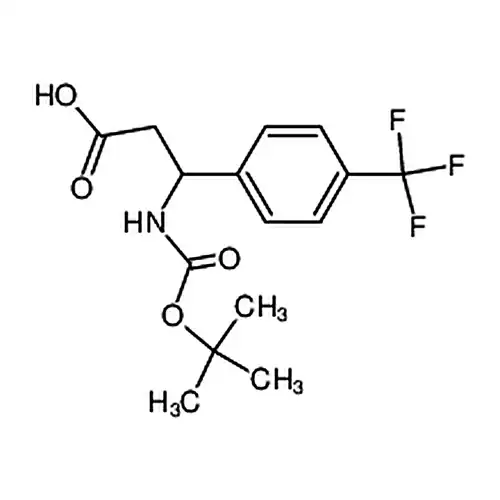 3-((叔丁氧羰基)氨基)-3-(4-(三氟甲基)苯基)丙酸