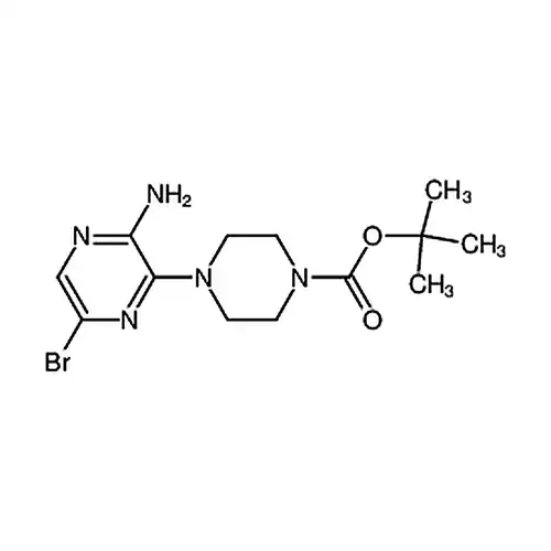 1-Boc-4-(3-氨基-6-溴吡嗪-2-基)哌嗪