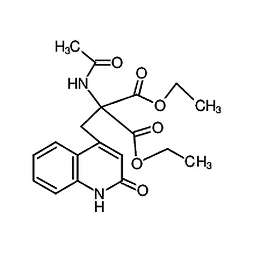 2-乙酰氨基-2-((2-氧代-1,2-二氢喹啉-4-基)甲基)丙二酸二乙酯