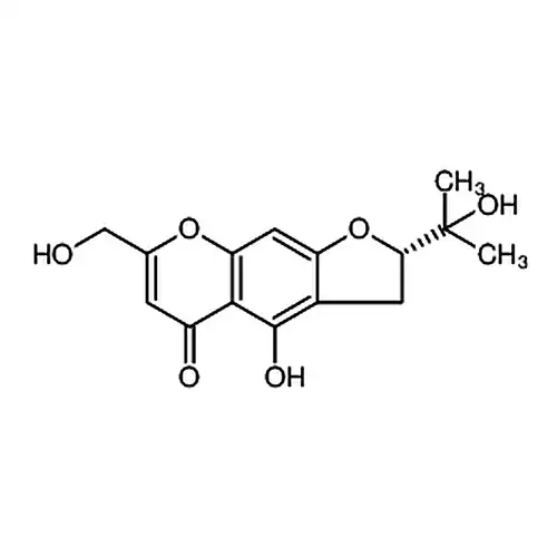 (S)-4-羟基-7-(羟甲基)-2-(2-羟基丙烷-2-基)-2,3-二氢-5H-呋喃并[3,2-g]苯并吡喃-5-酮