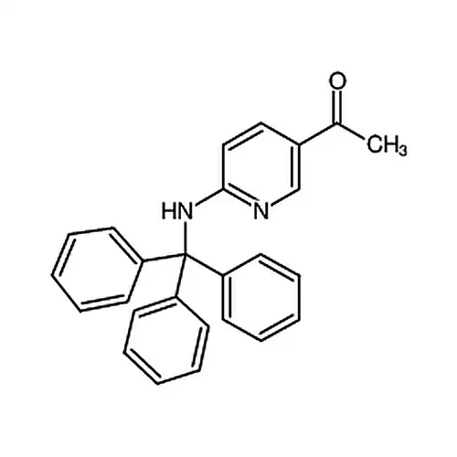 1-(6-(三苯甲基氨基)吡啶-3-基)乙酮