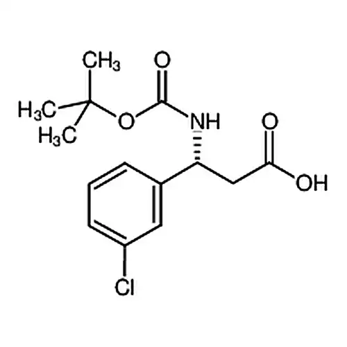 boc-(r)-3-氨基-3-(3-氯苯基)-丙酸