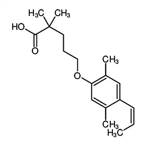 5-(2,5-二甲基-4-(丙-1-烯-1-基)苯氧基)-2,2-二甲基戊酸