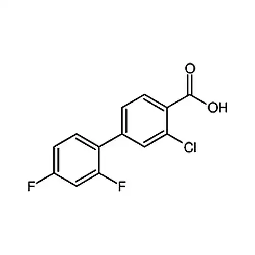 3-Chloro-2'，4'-difluoro-[1，1'-biphenyl]-4-carboxylic acid