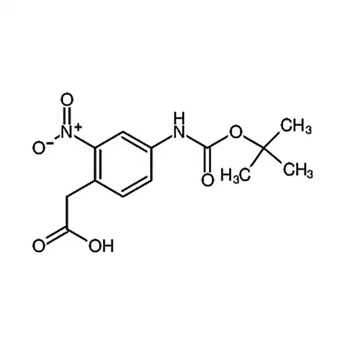 2-(4-((叔丁氧基羰基)氨基)-2-硝基苯基)乙酸