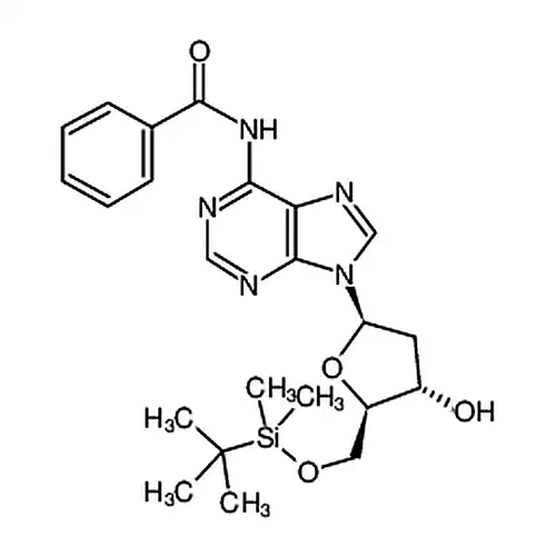 N-苯甲酰基-5'-O-叔丁基二甲基硅烷基- 2'-脱氧腺苷