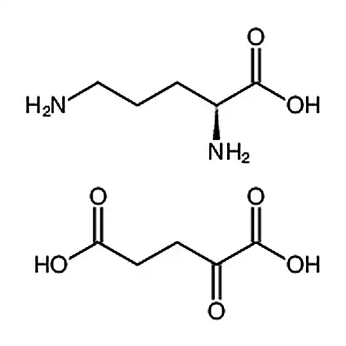 (S)-2，5-二氨基戊酸化合 2-羰基戊烷二酸(1:1)