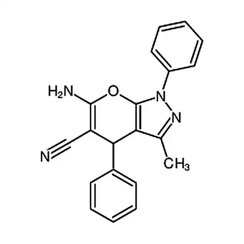 6-Amino-3-methyl-1，4-diphenyl-1，4-dihydropyrano[2，3-c]pyrazole-5-carbonitrile
