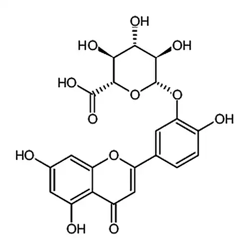 (2S,3S,4S,5R,6S)-6-(5-(5,7-二羟基-4-氧代-4H-苯并吡喃-2-基)-2-羟基苯氧基)-3,4,5-三羟基四氢-2H-吡喃-2-羧酸