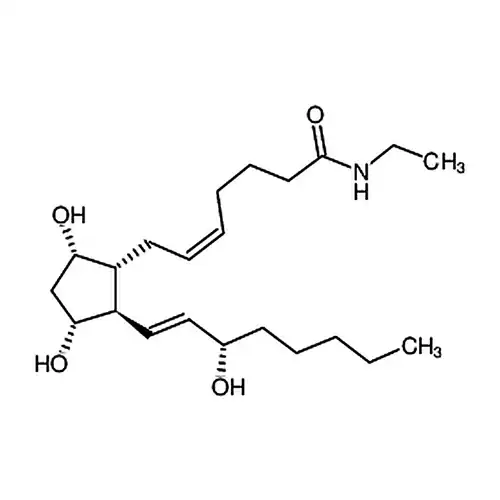 Prostaglandin F2α ethyl amide