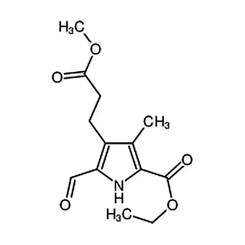 5-(乙氧羰基)-2-甲酰基-4-甲基-1H-吡咯-3-丙酸甲酯