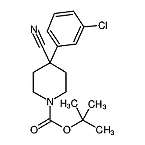 4-(3-氯苯基)-4-氰基哌啶-1-甲酸叔丁酯