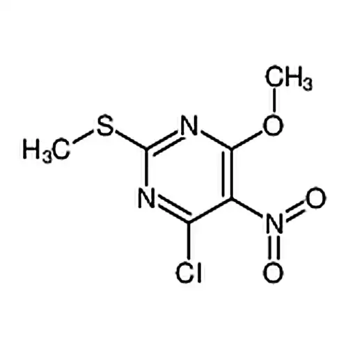4-氯-6-甲氧基-2-(甲硫基)-5-硝基嘧啶