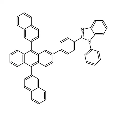 2-(4-(9，10-二(萘-2-基)蒽-2-基)苯基)-1-苯基-1H-苯并[d]咪唑