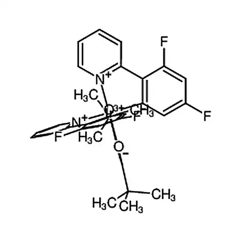 双[3,5-二氟-2-(2-吡啶基-κN)苯基-κC](2,2,6,6-四甲基-3,5-庚二酮基-κO,κO')铱(III)