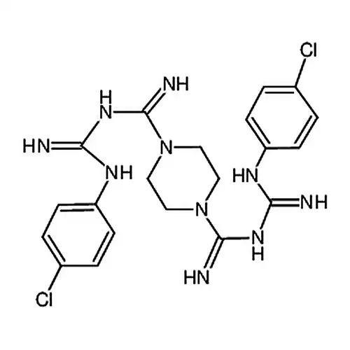 N1,N4-双(N-(4-氯苯基)甲脒)哌嗪-1,4-双甲脒