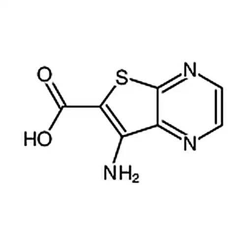 7-氨基噻吩并[2，3-b]吡嗪-6-羧酸