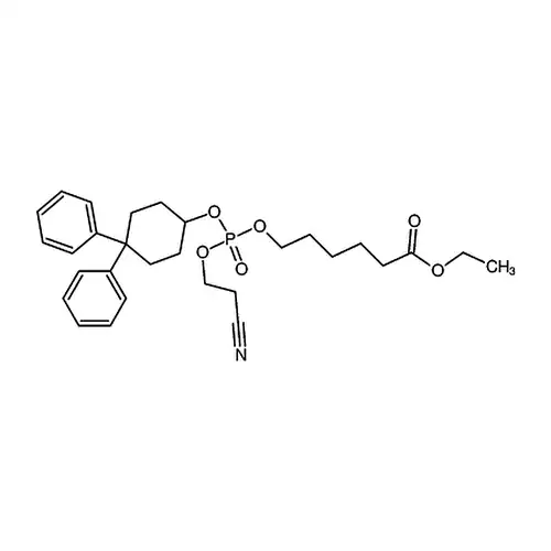 6-[(2-氰基乙氧基)(4，4-二苯基环己基氧)膦酰基氧]己酸乙酯