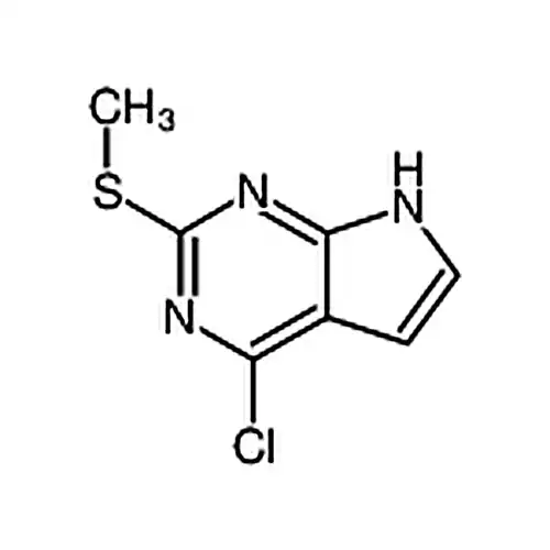 4-氯-2-(甲硫基)-7H-吡咯并[2，3-D]嘧啶