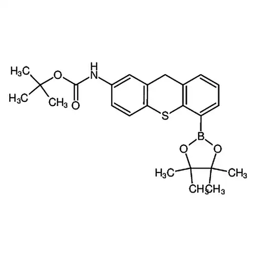 5-(4,4,5,5-四甲基-1,3,2-二氧硼杂环戊烷-2-基)-9H-噻吨-2-基氨基甲酸叔丁酯