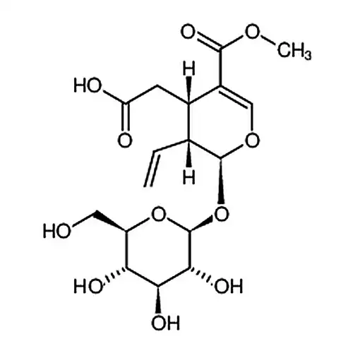 2-((2S,3R,4S)-5-(甲氧基羰基)-2-(((2S,3R,4S,5S,6R)-3,4,5-三羟基-6-(羟甲基)四氢-2H-吡喃-2-基)氧基)-3-乙烯基-3,4-二氢-2H-吡喃-4-基)乙酸
