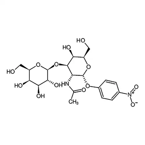 4-硝基苯基 2-(乙酰氨基)-2-脱氧-3-O-beta-D-吡喃半乳糖基-α-D-吡喃半乳糖苷