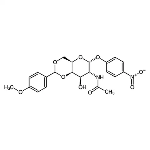 4-硝基苯基-2-乙酰氨基-2-脱氧-4,6-O-对氧基苄叉-a-D-吡喃葡萄糖苷