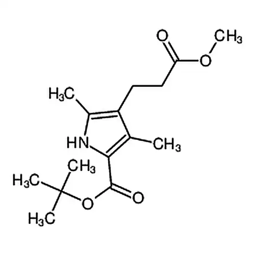 2，4-二甲基-5-(叔丁氧羰基)-3-吡咯丙酸甲酯