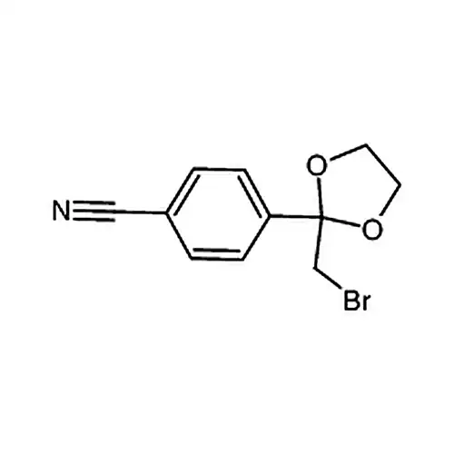 4-[2-(溴甲基)-1，3-二噁烷-2-基]苯甲腈