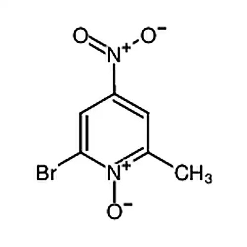 2-溴-6-甲基-4-硝基吡啶 1-氧化物
