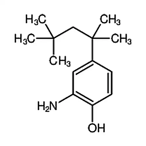 2-氨基-4-(2，4，4-三甲基戊-2-基)苯酚
