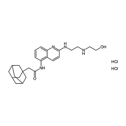 2-(金刚烷-1-基)-N-(2-((2-((2羟乙基)氨基)乙基)氨基)喹啉-5-基)乙酰胺二盐酸盐