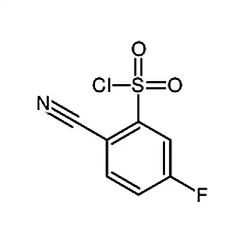 2-氰基-5-氟苯磺酰氯