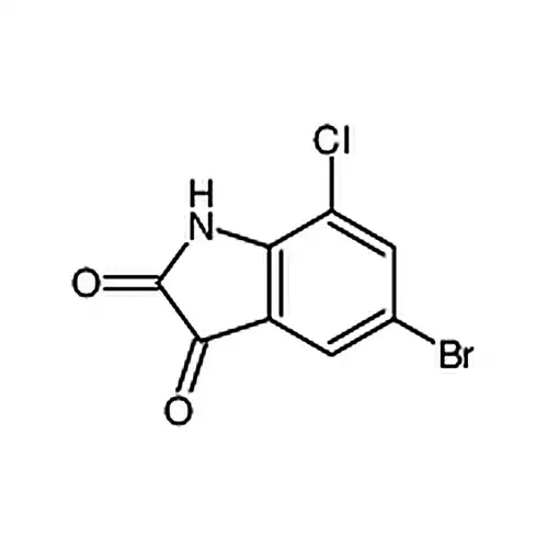 5-溴-7-氯吲哚啉-2,3-二酮