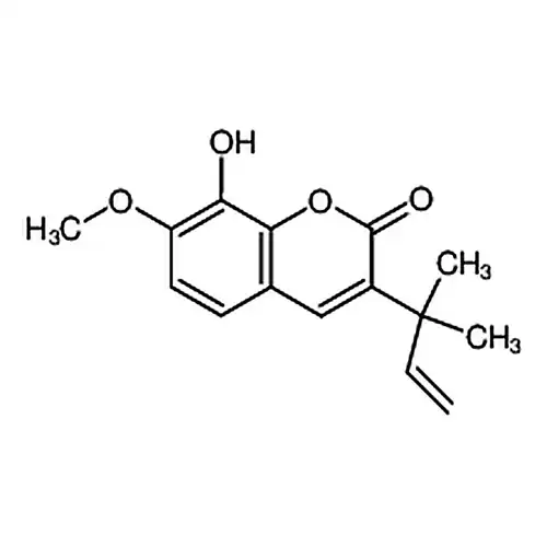 3-(1，1-Dimethylallyl)-8-hydroxy-7-methoxycoumarin