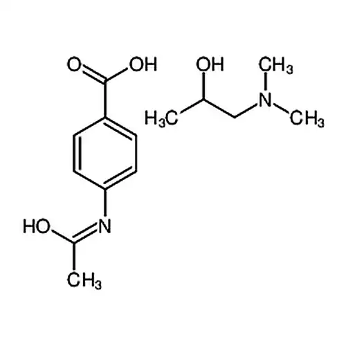 2-羟基-N,N-二甲基丙-1-铵-4-乙酰氨基苯甲酸盐