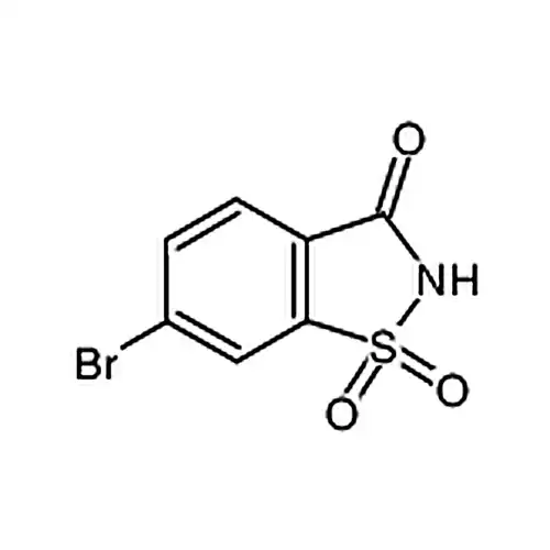 6-溴-1,2-苯异噻唑-3(2H)-酮 1,1-二氧化物