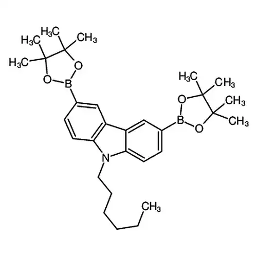 9-己基-3,6-双(4,4,5,5-四甲基-1,3,2-二氧硼杂环戊烷-2-基)-9H-咔唑