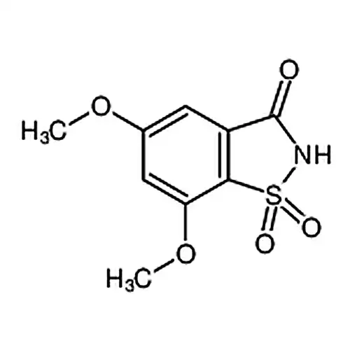 5,7-二甲氧基苯并[d]异噻唑-3(2H) - 酮1,1-二氧化物