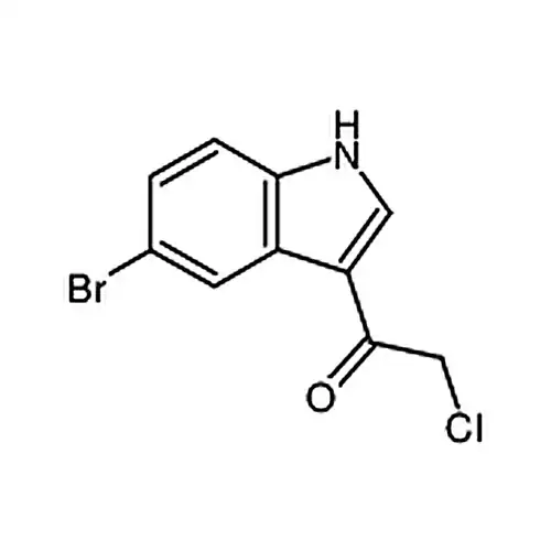 1-(5-溴-1H-吲哚-3-基)-2-氯乙酮