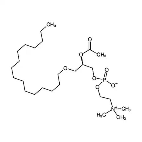 β-乙酰基-γ-O-烷基-L-α-磷脂酰胆碱 来源于牛心脏卵磷脂