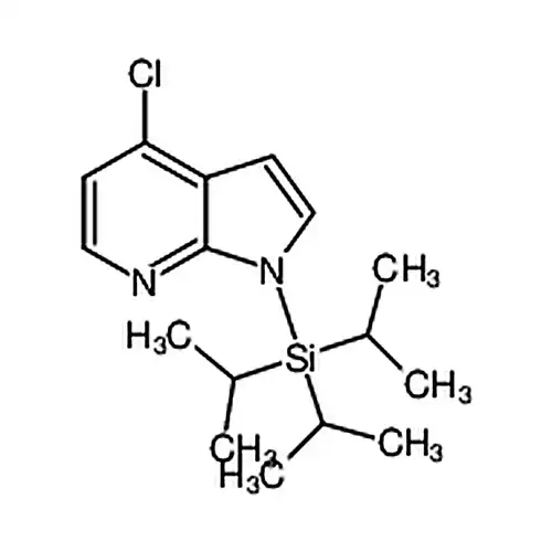 4-氯-1-[三(甲基乙基)硅酯]-1H-吡咯并[2,3-b]吡啶