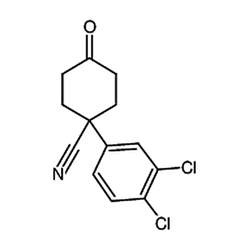 4-氰-4-(3，4-二氯苯)环己酮