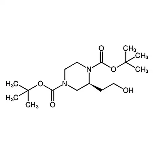 (s)-二-叔丁基2-(2-羟基乙基)哌嗪-1,4-二羧酸