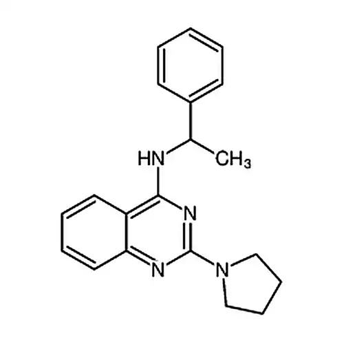 N-(1-苯乙基)-2-(吡咯烷-1-基)喹唑啉-4-胺