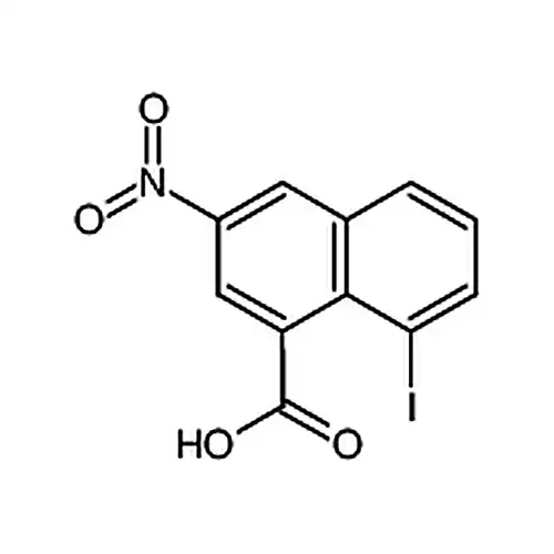 8-碘-3-硝基-1-萘甲酸