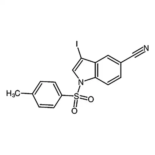 3-碘-1-甲苯磺酰-1H-吲哚-5-甲腈