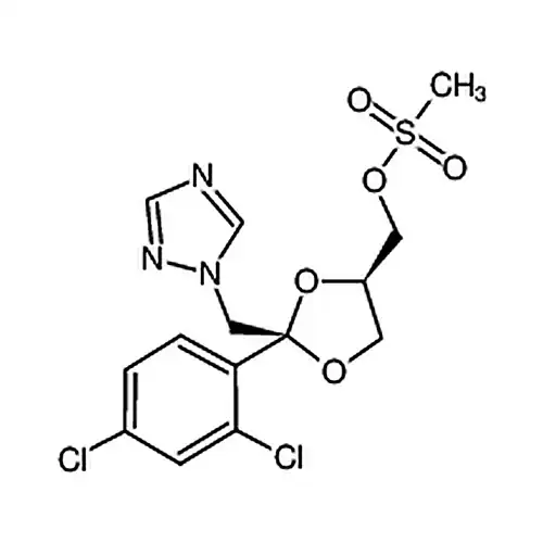 cis-甲磺酸-[2-(2,4-二氯苯基)-2-(1H-1,2,4-三唑-1-基甲基)-1,3-二氧戊环-4-基]甲酯