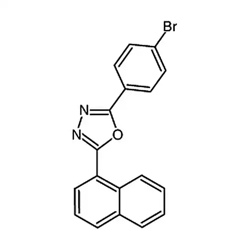 2-(4-溴苯基)-5-(1-萘基)-1，3，4-噁二唑